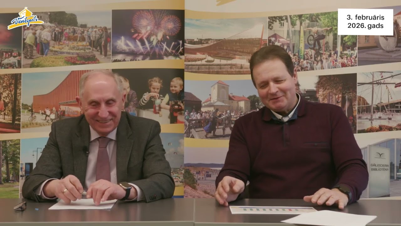J.Vītoliņš un A.Uzaris par Ventspils siltuma aktualitātēm – 03.02.2026.