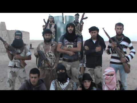 كلمة شكر من كتائب معاوية في الرقة للشيخ فيحان المطيري رئيس مجلس المناصرين للشعب السوري في دولة الكويت