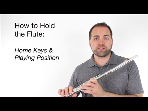 Beginner Flute Lesson 4 - How to Hold the Flute