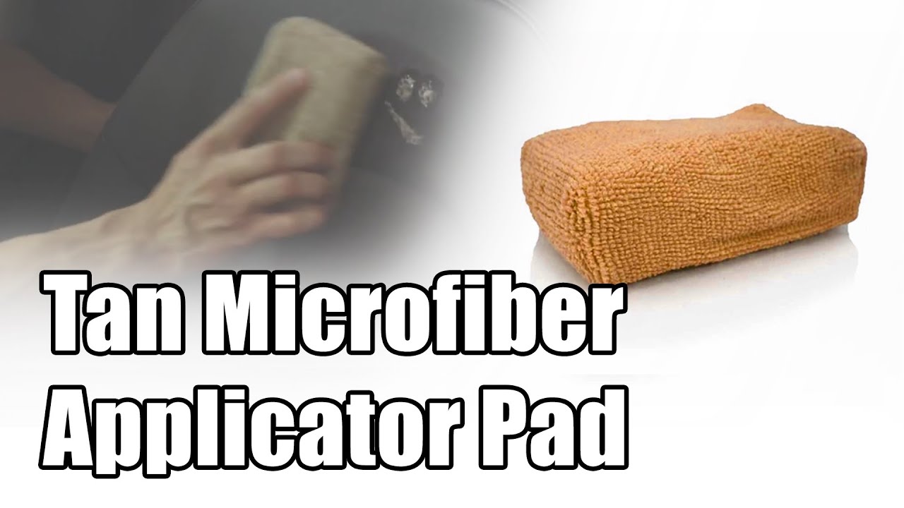 Chemical Guys Workhorse Premium Microfiber Applicator, Tan