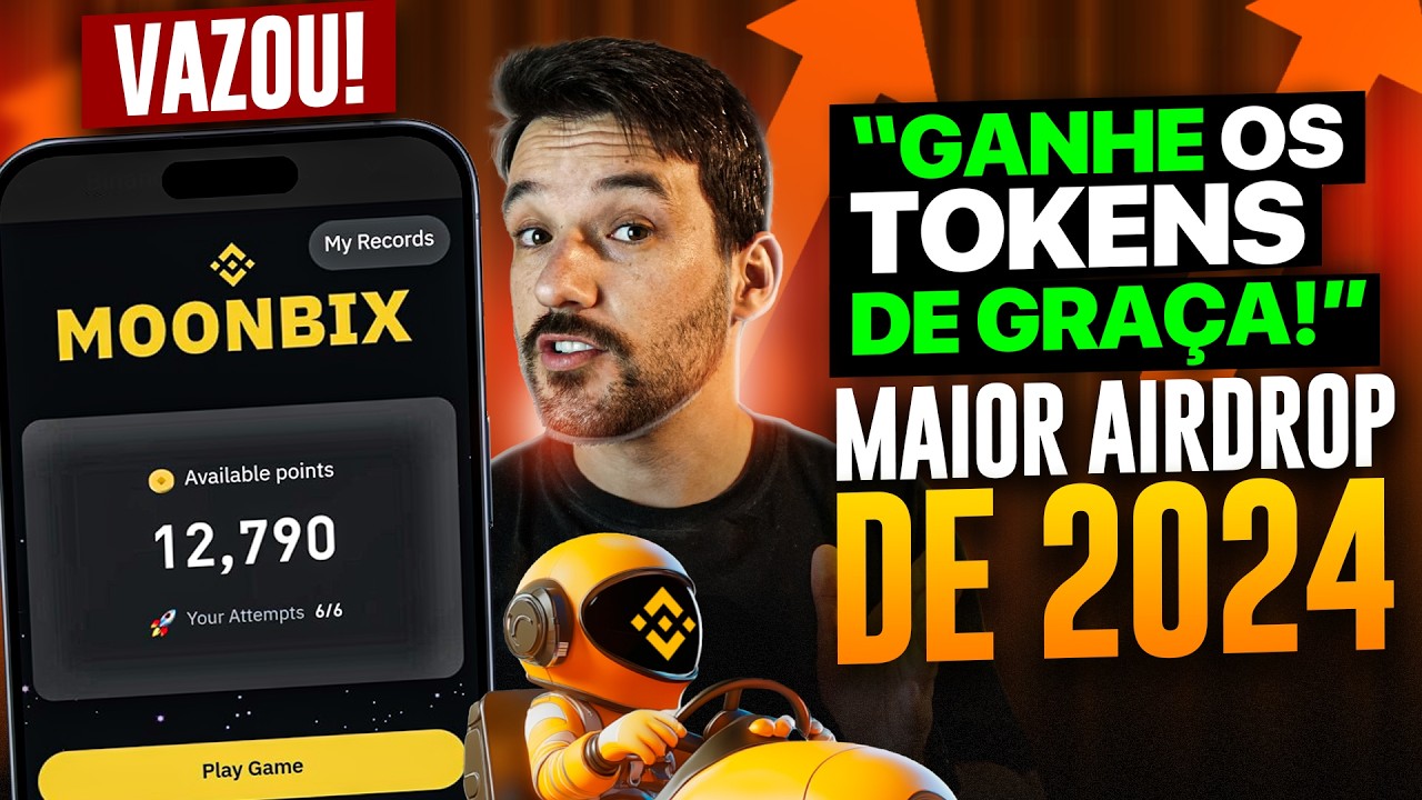 MOONBIX- AirDrop Gratuito da Binance Vazou! Como Ganhar Criptomoedas de Graça Tutorial Passo a Passo