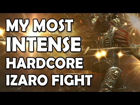 Path of Exile: My Most Intense Izaro Encounter Ever - Hardcore & Underleveled [Coarse Language]