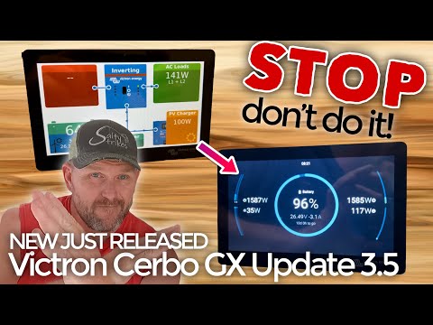 NEW- Victron Cerbo GX Update Version 3.5 ***Watch This First***