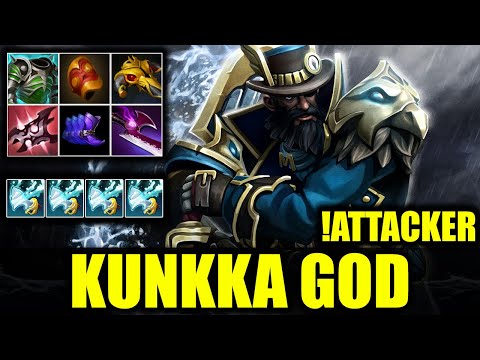 🔥 YOUR ADMIRAL IS ON BOARD - !Attacker - Kunkka - DOTA 2 Pro Game Highlights