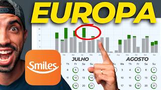 PASSAGENS BARATAS para EUROPA com MILHAS SMILES