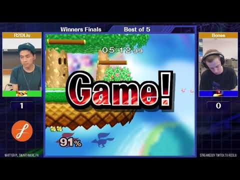 Event Match 26: R2DLiu (Fox) vs Bones (Falco) - Winners Finals
