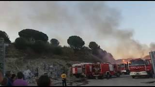 Incendi en un magatzem de paper a Vallbona d'Anoia