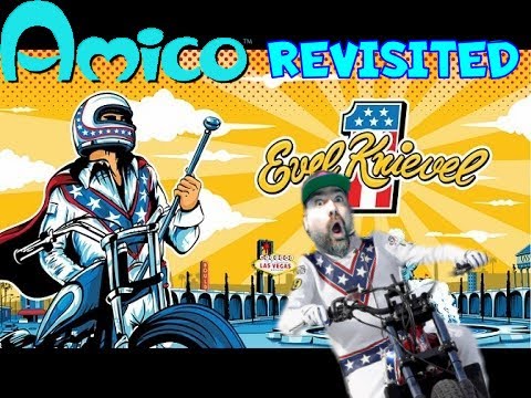 INTELLIVISION AMICO Revisited : Evel Knievel Motor Cycle & Jet Cycle Game!