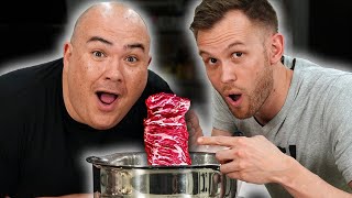 Can I Cook RAW MEAT in Hot Sugar?!