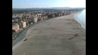 preview picture of video 'Torredembarra from RC helicopter filmed with on-board camera'