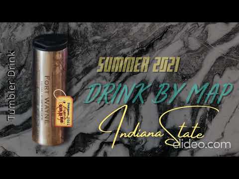 Agata Blue In Collection Tumbler Indiana - Summer Drink by Map