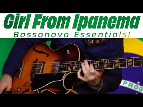 Bossanova Jazz Lesson; Fingerstyle 6th & 9th chords & Melody for Jobim’s “Girl From Ipanema”.