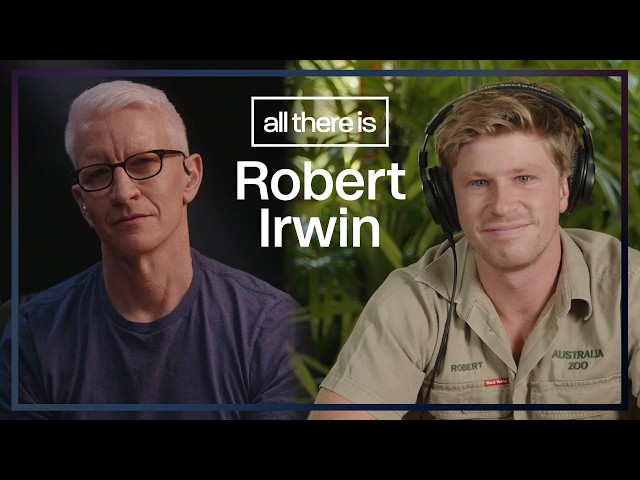 Robert Irwin talks to Anderson Cooper about his father's death and how he can still 'feel' him today SDDEFAULT Thumbnail