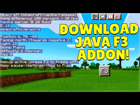ECKOSOLDIER - How to install Java F3 Debug Menu for Minecraft Bedrock Edition (Download)