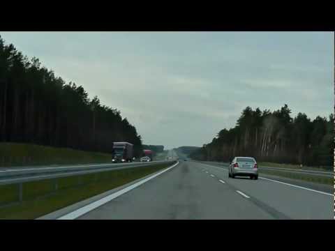 Autostrada A2 Świecko - Nowy Tomyśl, przejazd w kierunku Świecka 2,5x