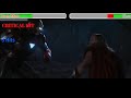 Iron Man vs Thor with Healthbars - Forest Fight