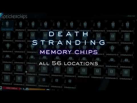 Death Stranding 🎮 all 56 Memory Chip Locations 🏆 Collectible Guide
