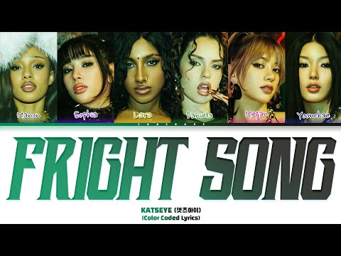 [CORRECT] KATSEYE 'Fright Song' Lyrics (Color Coded Lyrics)