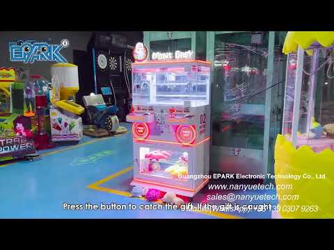 EPARK Mini baby 2 people Claw Machine Vending Arcade Claw Machine Coin Operated Doll Catch Games