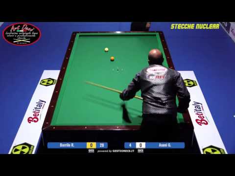 Barrile Renato VS Asuni Gianni - Campionato Italiano Biliardo 2016/2017