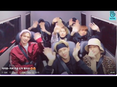 Eng Sub Ateez vlive Arrived in LA 3-12-2019