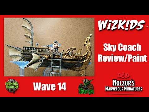 Wizkids Games, Sky Coach, Wave 14 unboxing/Paint and Chat, D&D