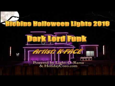 Richins Halloween Lights 2016 - Dark Lord Funk