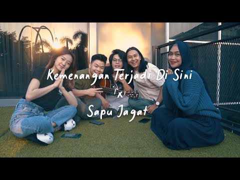 Sapu Jagat x Kemenangan Terjadi Di Sini ( ft. Ria Ricis, Aryesh, Natasya)