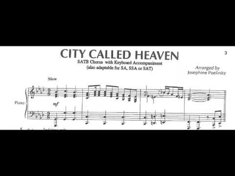 City Called Heaven Piano Accompaniment