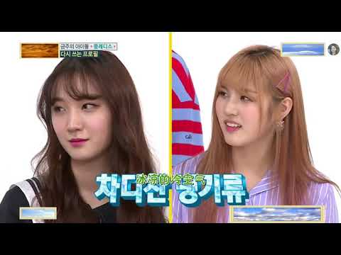 第23：【一周的偶像】 林娜荣和郑银雨撒娇交谈，PRISTIN成员受不了（PRISTIN）（金敏景）