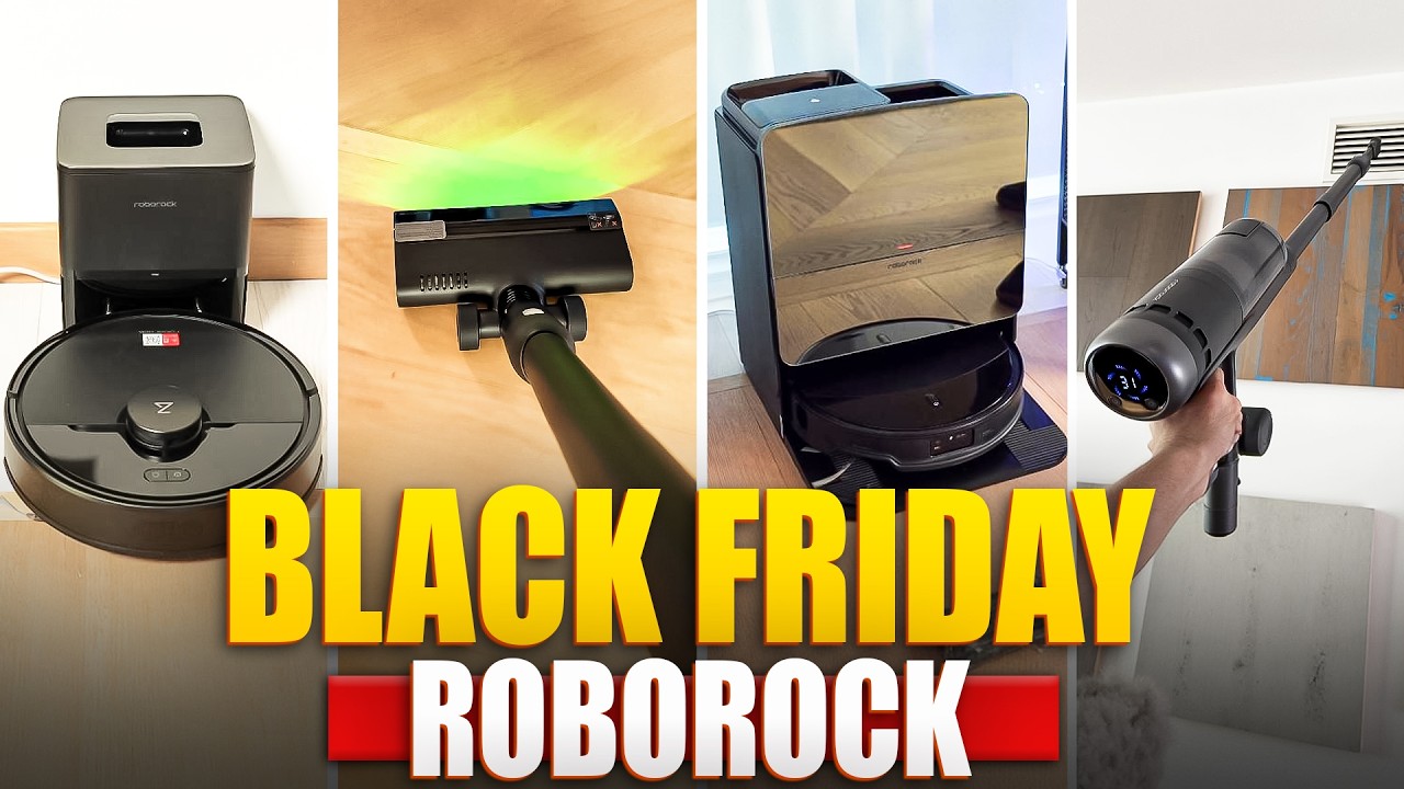 Risparmia fino a 800€! i Migliori ROBOROCK Black Friday (SCONTI PAZZI)