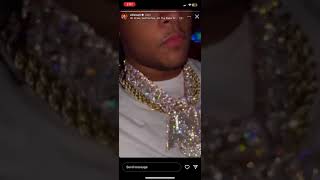 AMP Fanum Showing Off His Amazing Jewelry 💎 Them Diamonds Dancing 🕺🏿