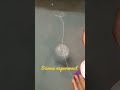 Lift an Ice cube with string (thread) and salt 😱🤔 #scienceexperiment #shorts #prank