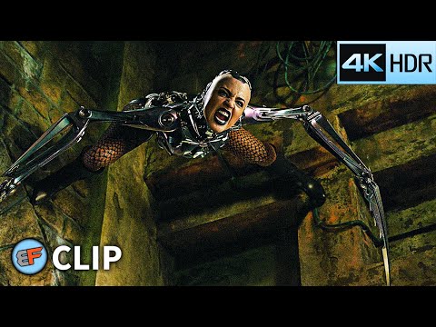 Alita vs Nyssiana & Grewishka - Fight Scene | Alita Battle Angel (2019) 4K HDR Movie Clip