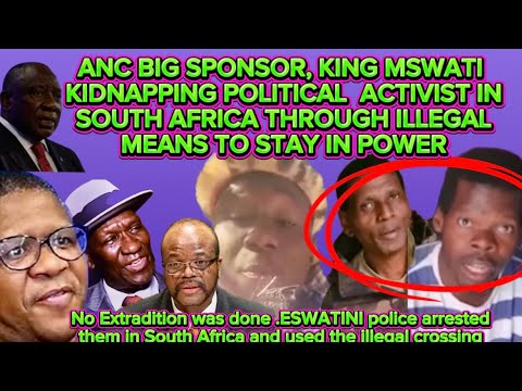 La police de l'Eswatini kidnappe illégalement des militants politiques de l'Eswatini en Afrique d...