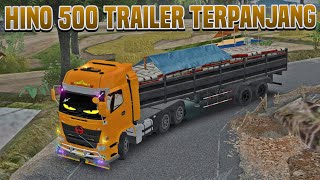 Download lagu Drive the LONGEST TRUCK in Truck Simulator ID!! | Hino 500 Trailer mp3