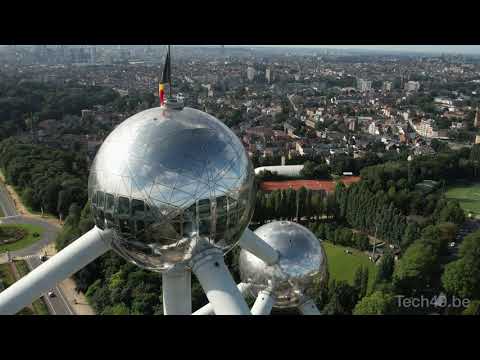 Atomium, Belgium - 4K Cinematic Drone Video