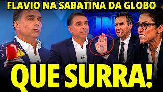 😱 FLAVIO BOLSONARO NA SABATINA DA GLOBO DETONA LULA E DESTRÓI OS PLANOS DO SISTEMA