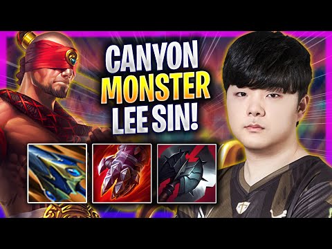 CANYON IS A MONSTER WITH LEE SIN! - GEN Canyon Plays Lee Sin JUNGLE vs Kha'zix! | Season 2024