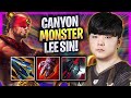 CANYON IS A MONSTER WITH LEE SIN! - GEN Canyon Plays Lee Sin JUNGLE vs Kha'zix! | Season 2024