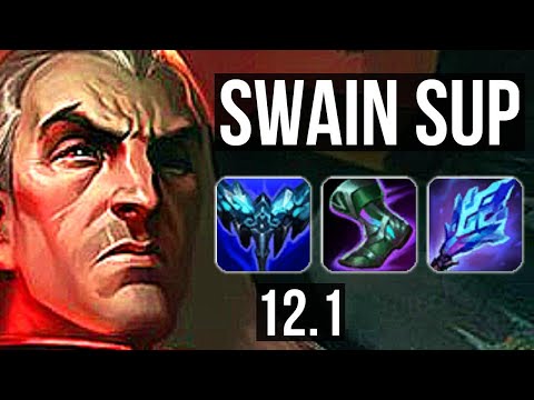 SWAIN & Jhin vs LUX & Jinx (SUP) | 1.1M mastery, 6/3/11, Dominating | NA Diamond | 12.1