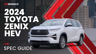 2024 Toyota Zenix Q Hybrid Spec Guide | Zigwheels.Ph