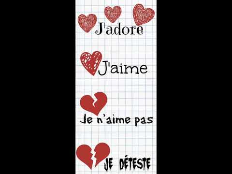 J’aime / je n’aime pas