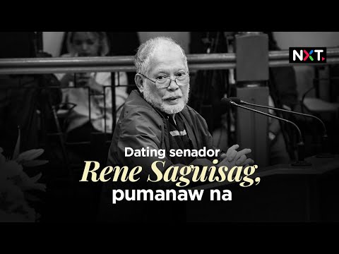Dating Senador Rene Saguisag, pumanaw na