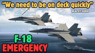 Download lagu F-18 Declares EMERGENCY in MIDDLE of Sea | Diverts to St. Paul mp3