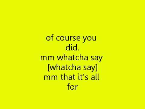 jason derulo whatcha say