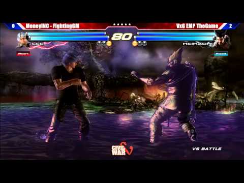 Tekken Tag Tournament 2 Grand Final MoneyINC FightingGM vs VxG EMP TheGame - Civil War 5 Tournament