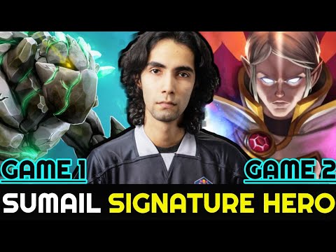 when you let SUMAIL pick his Signature Hero - Tiny & Invoker 7.27 Dota 2