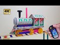 How To Make Matchbox Train At Home DC Motor Toy Train Science Project