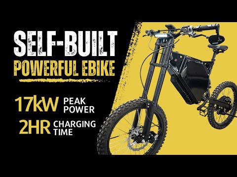 92V DIY Electric Bike with 17kW Peak Power / @MySuperEbike